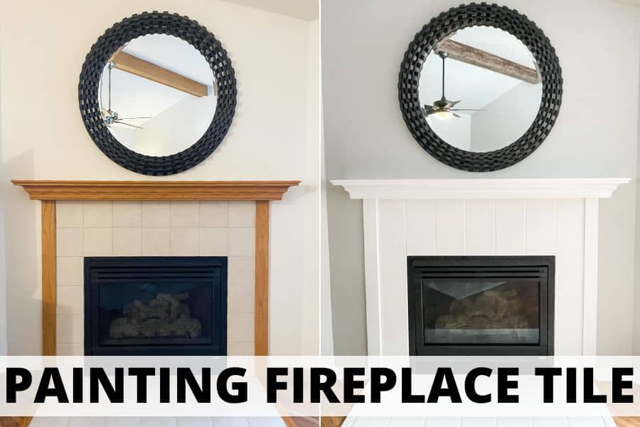 How to paint metal fireplace surround